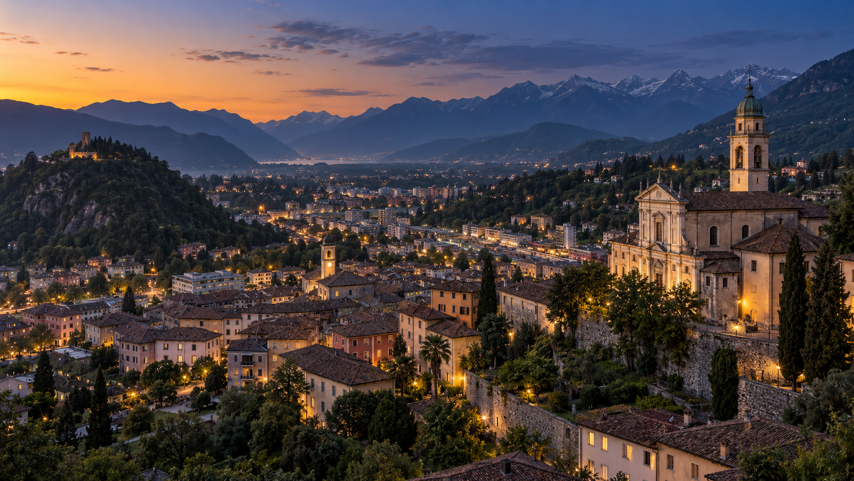 Mendrisio and its landscape