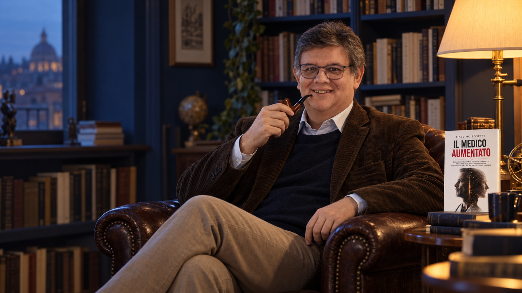 Massimo Bosetti in his study